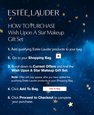 Estée Lauder 20% OFF! 7-Pc. Estée Lauder Makeup Set - $33.60 BONUS OFFER (A $204 Value!) with any Estée Lauder Purchase. Shop Qualifying Items.