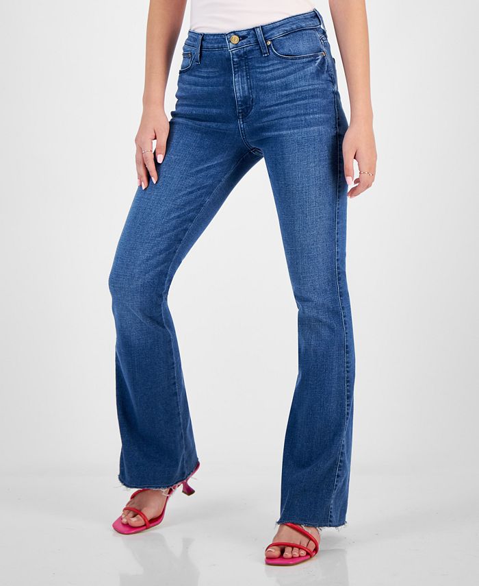 GUESS Women's Sexy HighRise FlareLeg Jeans Macy's