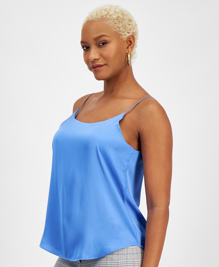 Women's Marble-Print Scoop-Neck Camisole Top main image 1