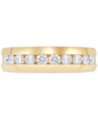 Men's Diamond Band (1 ct. t.w.) in 14k White Gold (Also in 14k Yellow Gold)