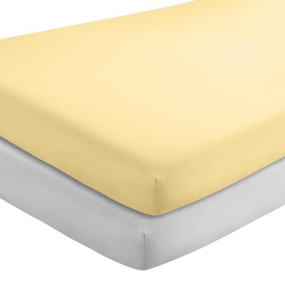 Microfiber Fitted Crib Sheet, Pack of 2