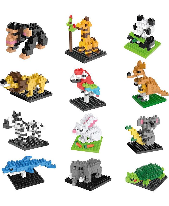 Fun Little Toys 12 Packs Animal Building Blocks Macy's