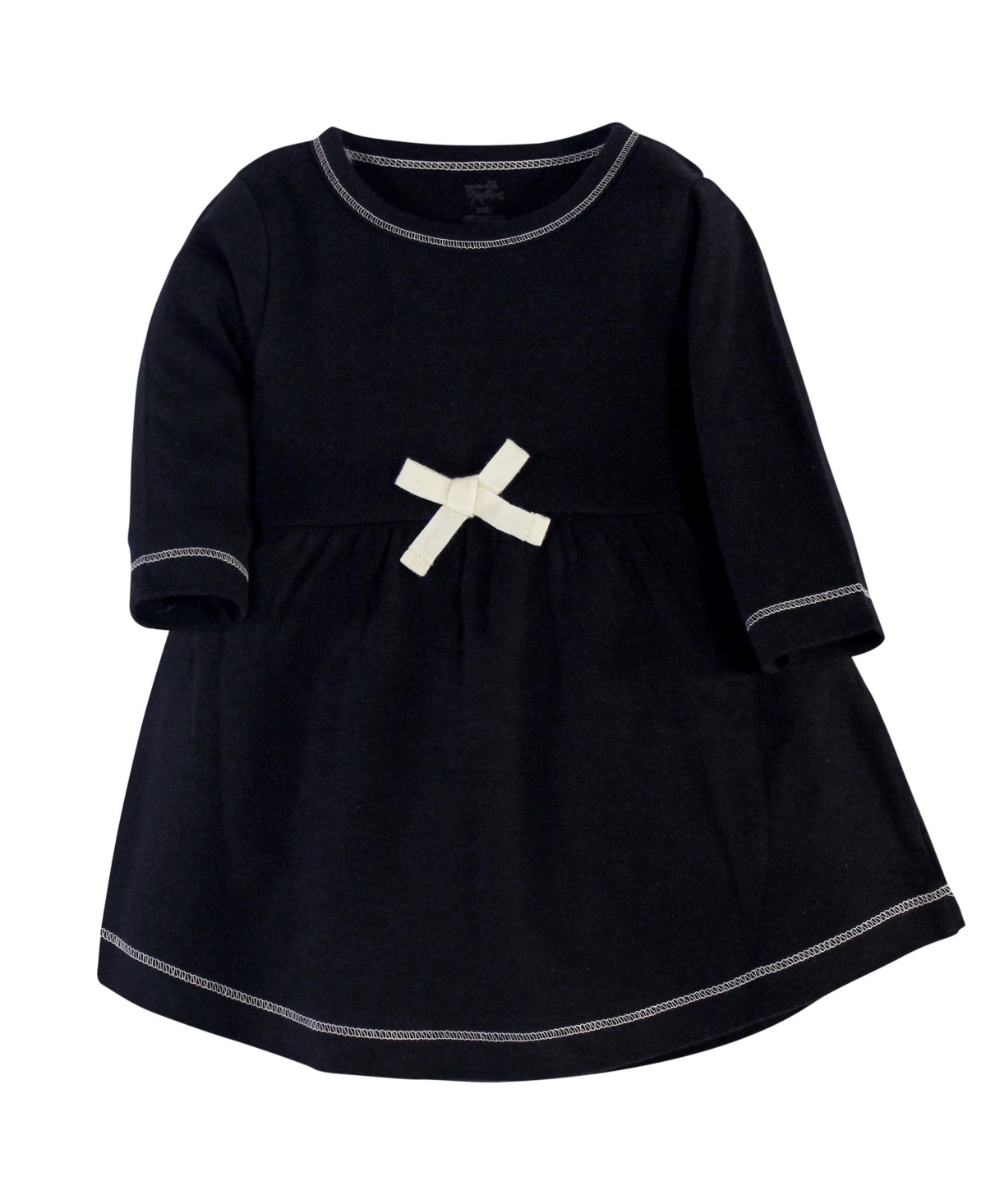 Touched by Nature Toddler Girls Organic Cotton Long-Sleeve Dresses 2pk