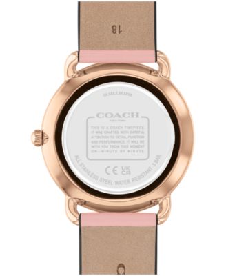 Women's Elliot Blush Leather Strap Watch 36mm