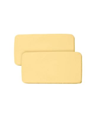 All-in-One Fitted Sheet & Waterproof Cover for 33" x 15" Bassinet Mattress (2-Pack)