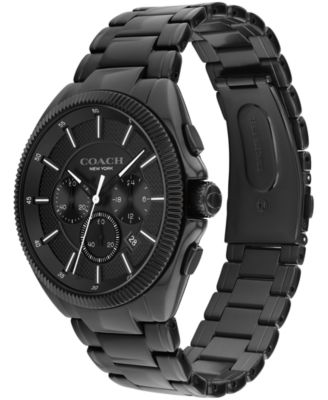 Men's Jackson Black Stainless Steel Bracelet Watch 45mm