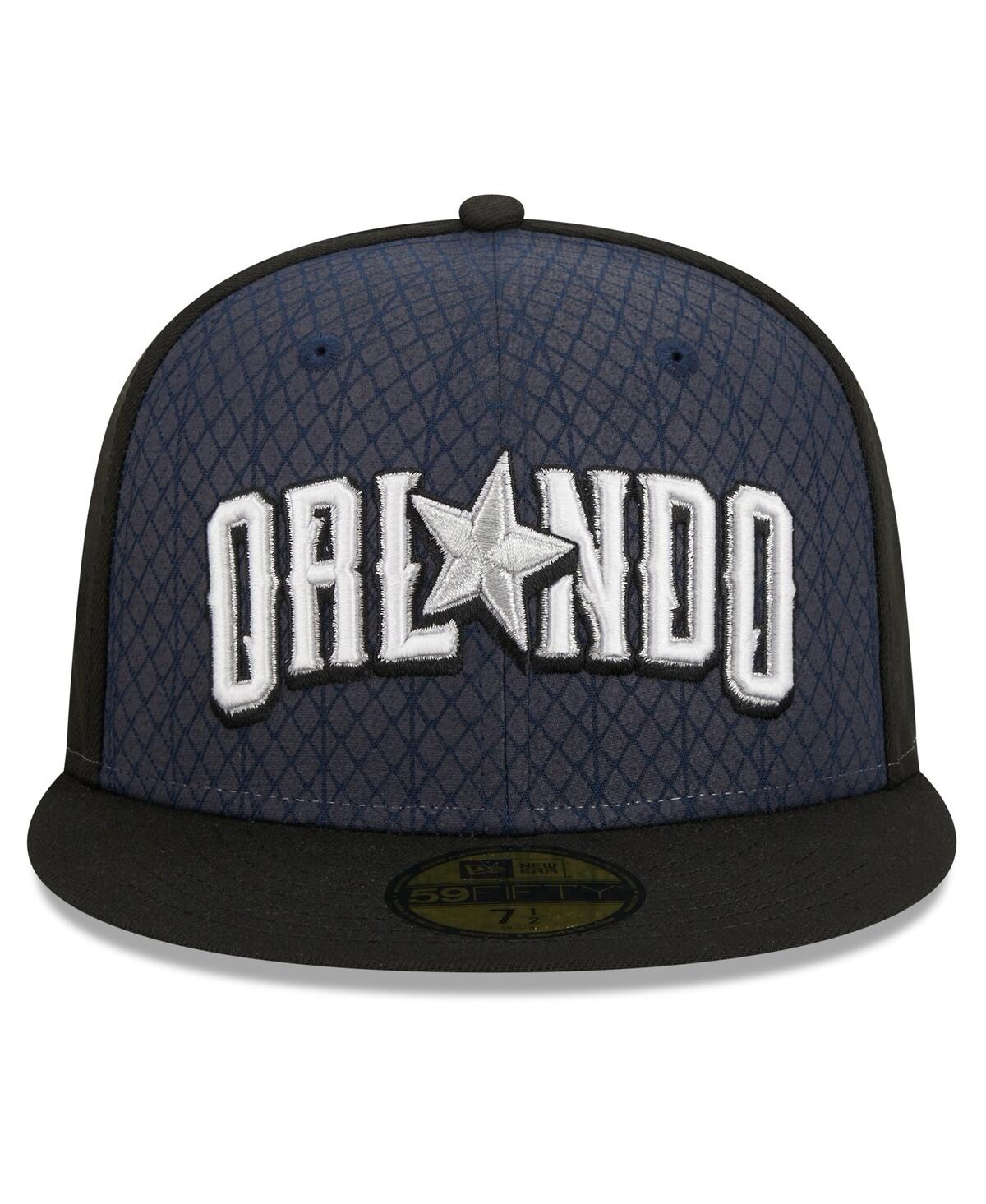 Men's New Era Black Orlando Magic 2023/24 City Edition 59FIFTY Fitted Hat - Black