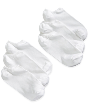 Hue Women's Microfiber Liner Socks 6 Pack