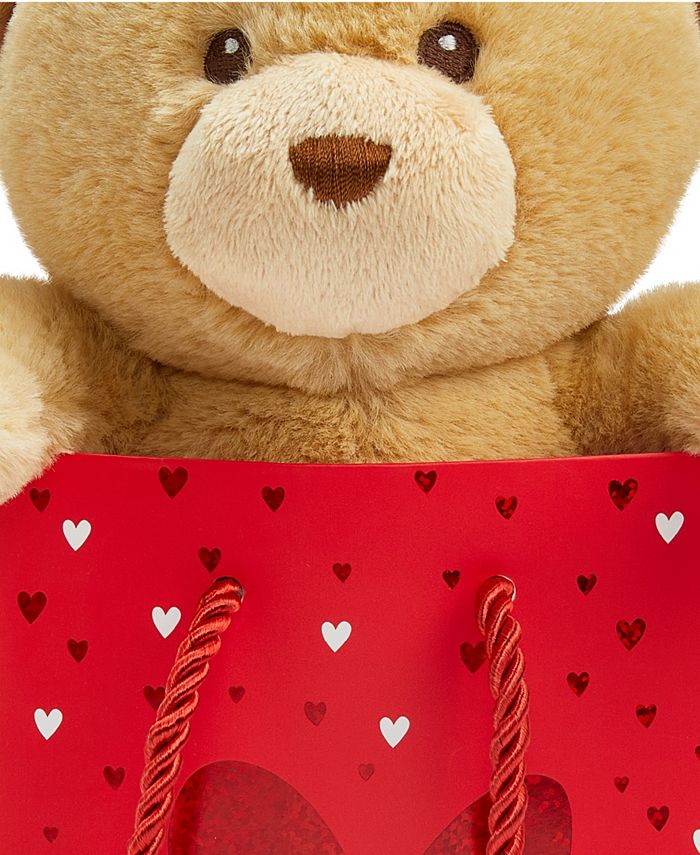 Geoffrey's Toy Box 7" Plush Teddy Bear with Bag Macy's