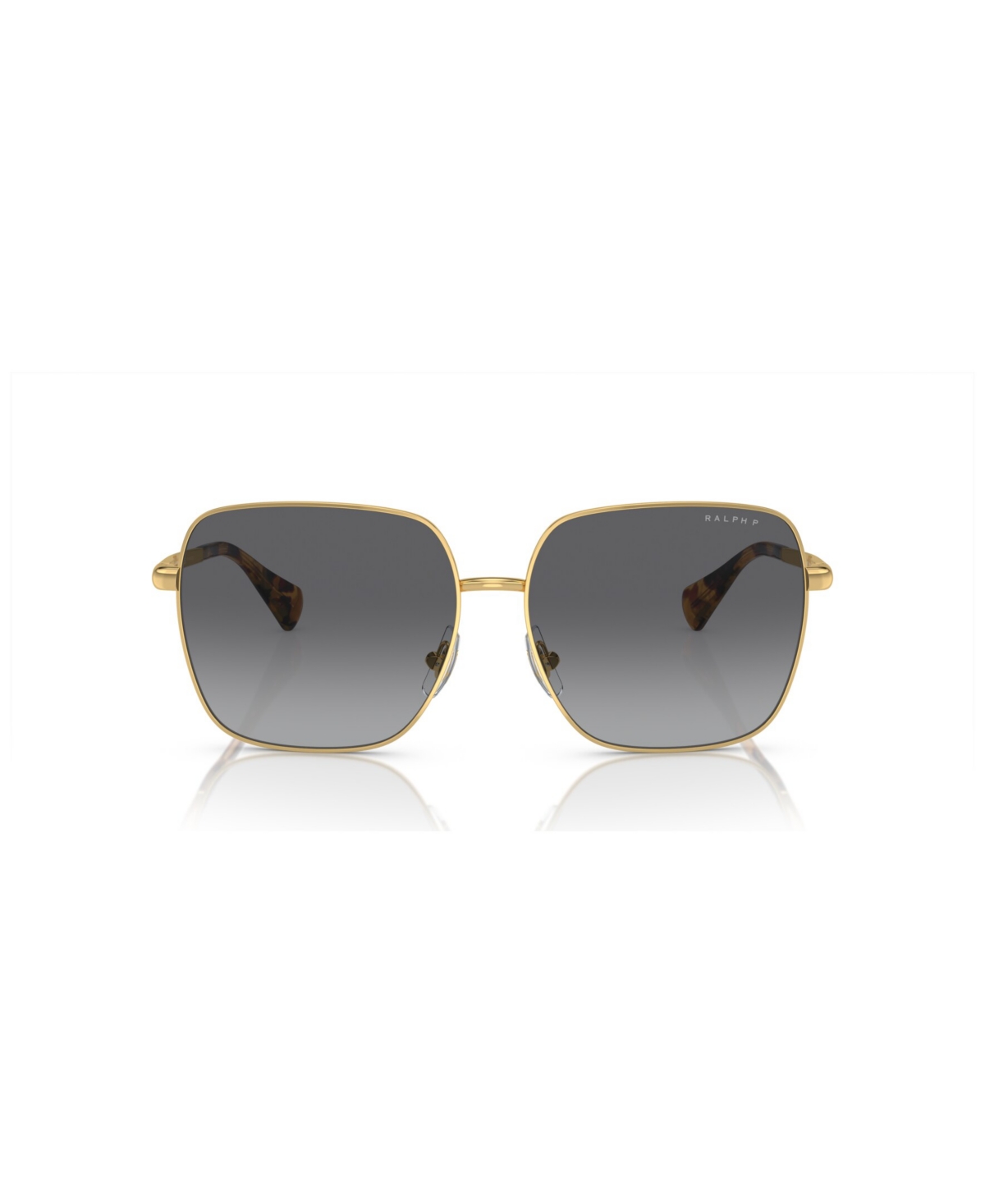 Shop Ralph By Ralph Lauren Women's Polarized Sunglasses, Gradient Polar Ra4142 In Shiny Gold