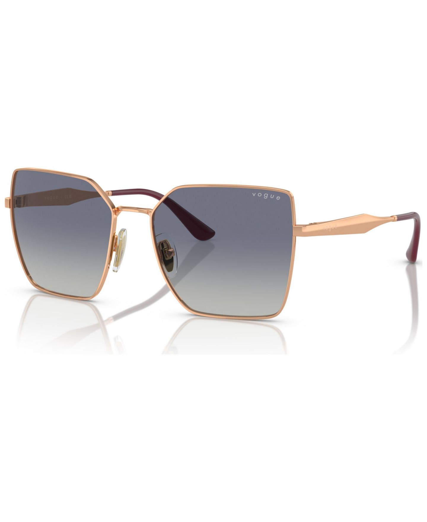 Женские солнцезащитные очки Vogue Eyewear Sunglasses, Gradient VO4284S, цвет: Розовое золото — фото 1