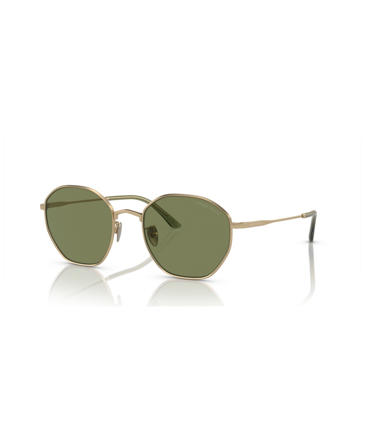 Giorgio Armani Men's Sunglasses Ar6150 In Matte Pale Gold