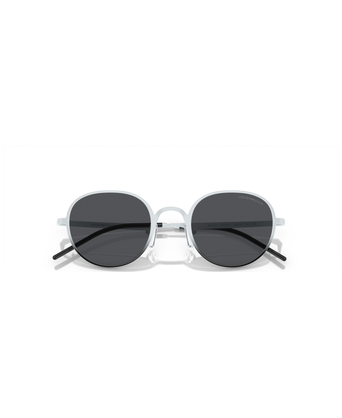 Shop Emporio Armani Women's Sunglasses Ea2151 In Shiny White,black
