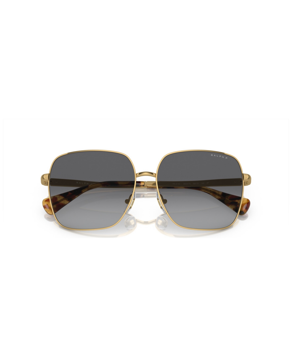 Shop Ralph Lauren Women's Polarized Sunglasses, Gradient Polar Ra4142 In Shiny Gold