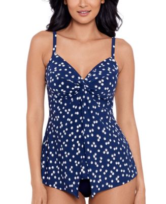 Miraclesuit Women's Luminare Love Knot Underwire Tankini Top - Macy's