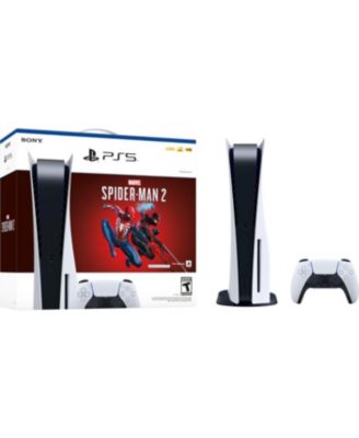 - PlayStation 5 Console – Marvel s Spider-Man 2 Bundle - White