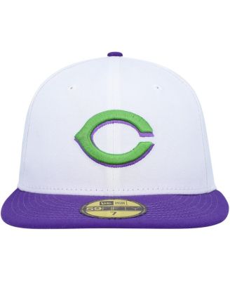 Men's White Cincinnati Reds 1990 World Series Side Patch 59FIFTY Fitted Hat