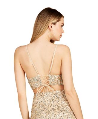 Women's Spaghetti Strap Beaded Top