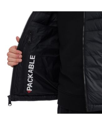 Men's Drew Puffer Vest with Fixed Hood
