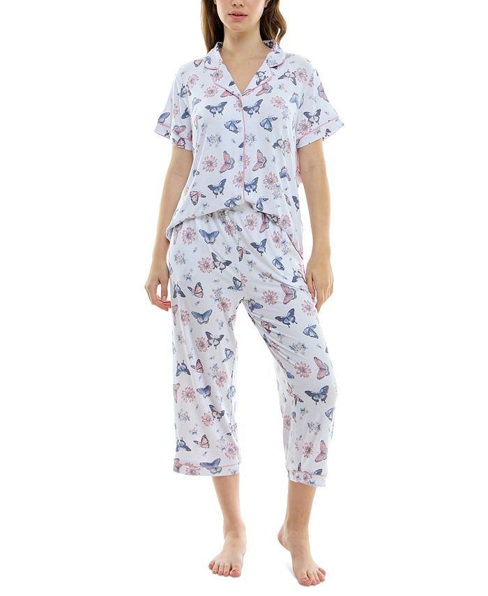 Macys capri pajamas sales