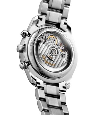 Men's Swiss Automatic Chronograph Master Stainless Steel Bracelet Watch 40mm