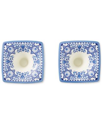 Judaica Sabbath Candlesticks, Set of 2