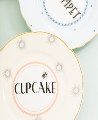 Cheeky Cake Plates, Set of 4