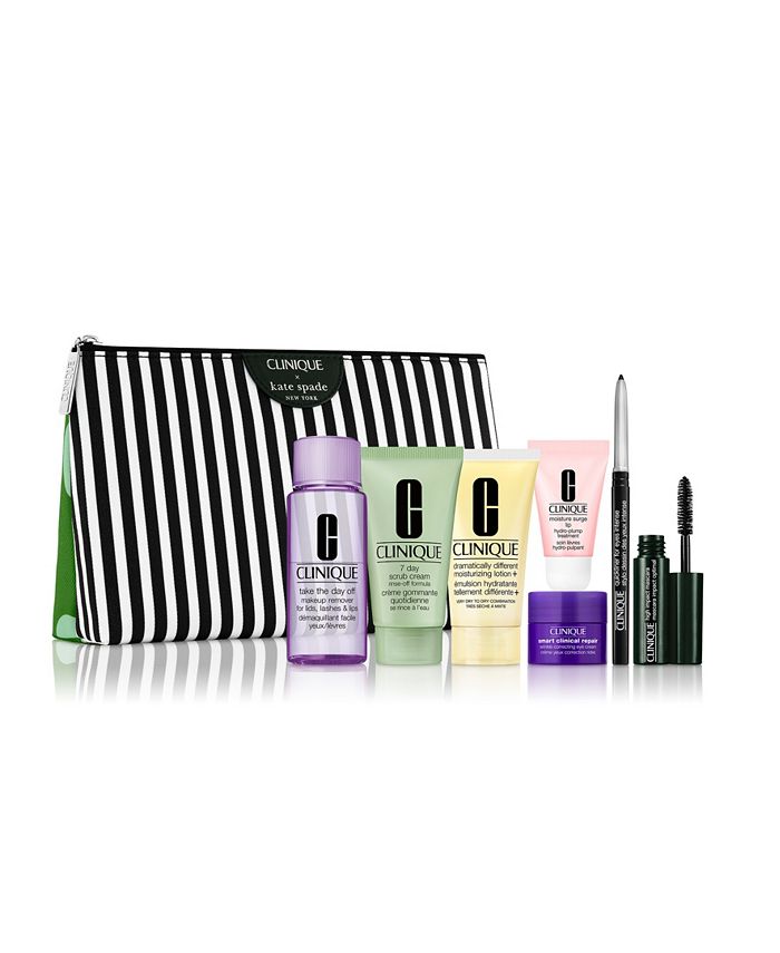 Clinique FREE 8-Pc. Gift from Clinique x kate spade new york with any $75  Clinique purchase (A $103 Value!) - Macy's