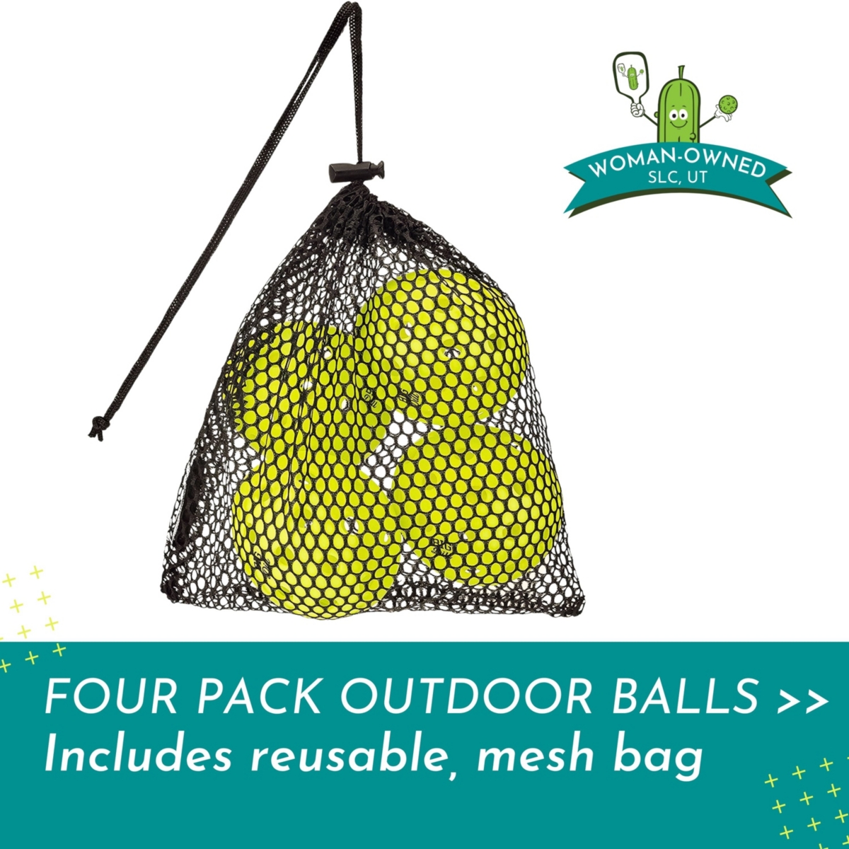 Relish Outdoor Pickleball Balls (Pack of 4)