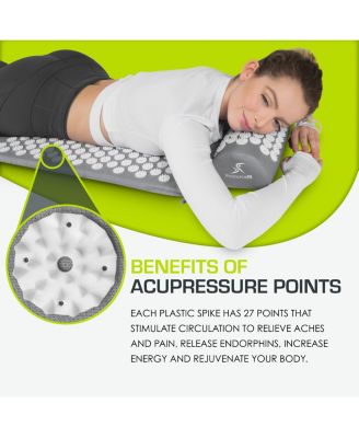 Acupressure Mat and Pillow Set