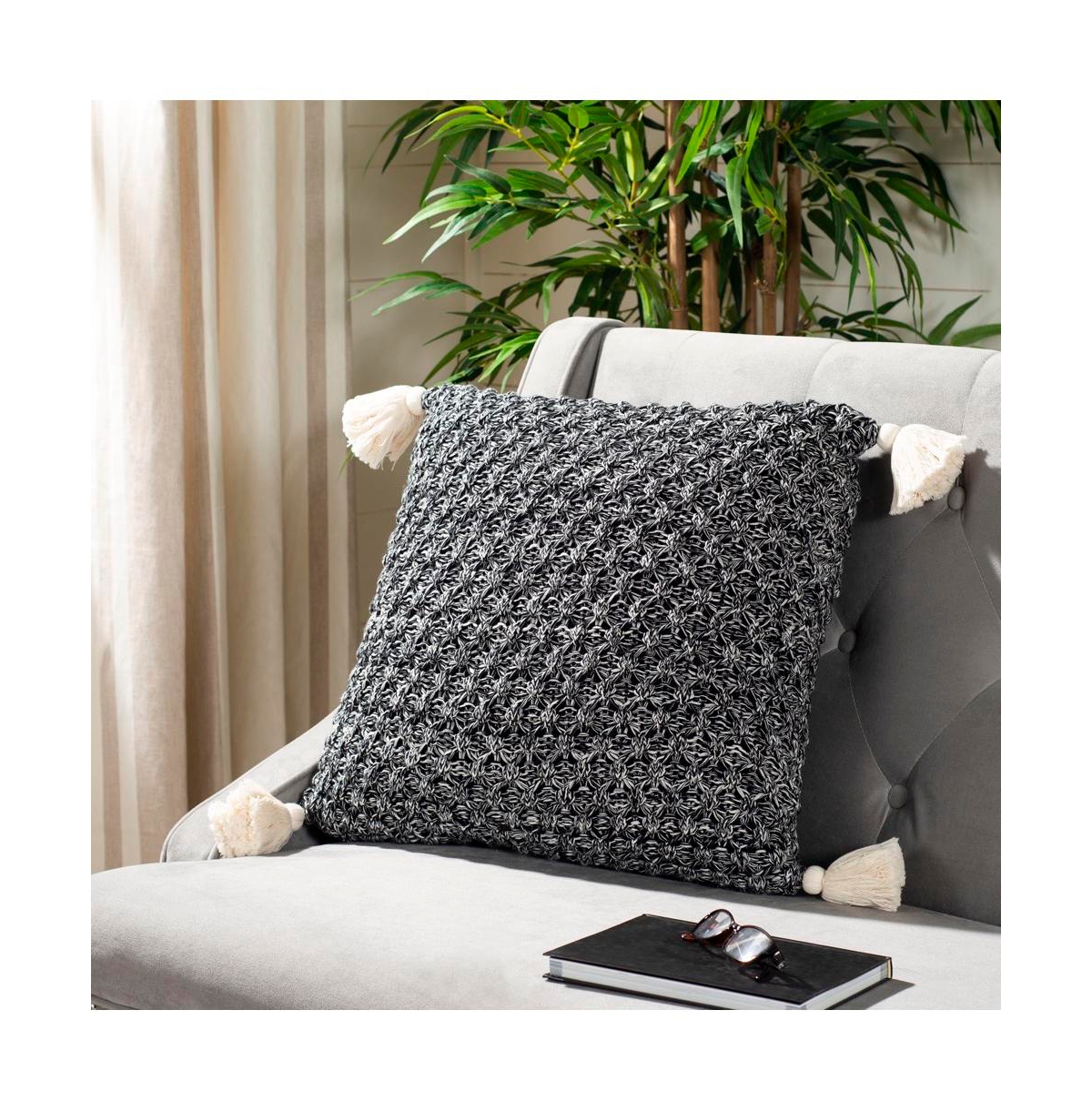 Safavieh Pennie Knit Tassel x -natural
