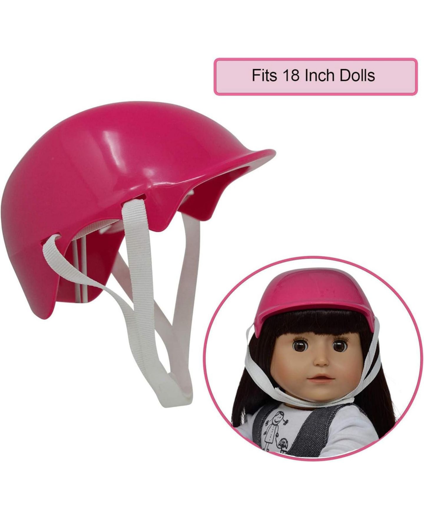 Велокресло для куклы 18 дюймов The New York Doll Collection со шлемом, от 3 лет — фото 3