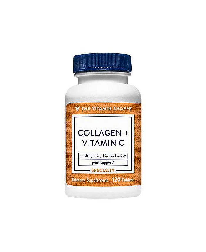The Vitamin Shoppe Collagen + Vitamin C Supports Hair, Skin, Nails