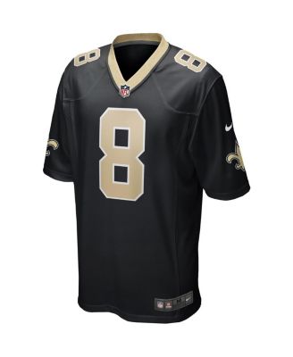 Men's Archie Manning Black New Orleans Saints Game Retired Player Jersey