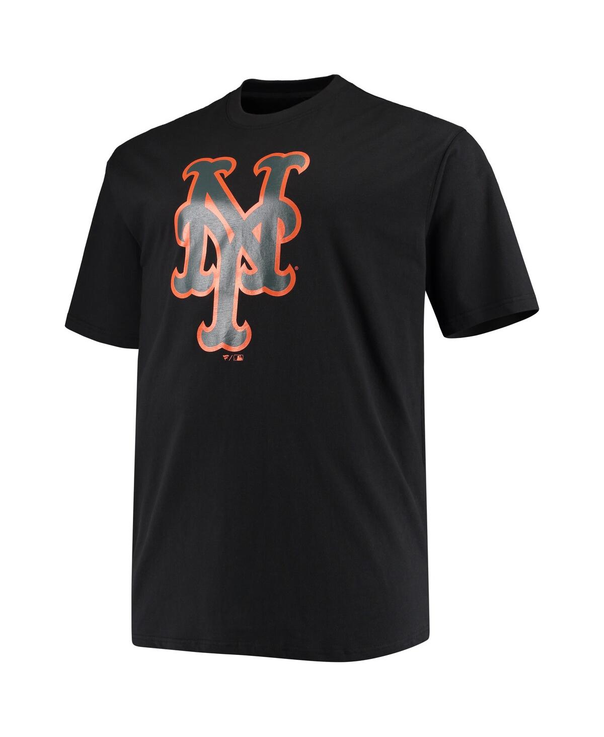 Men's Fanatics Pete AlonsoNew York Mets Big and Tall Wordmark Name and Number T-shirt - Black