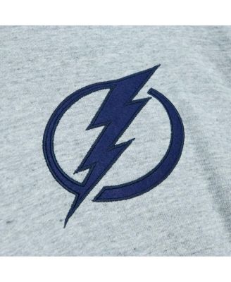 Men's Heather Gray Tampa Bay Lightning Classic French Terry Pullover Hoodie