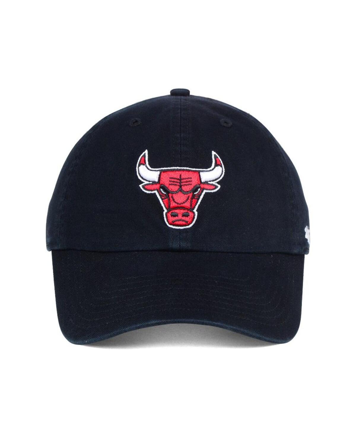 47 BRAND MEN'S CHICAGO BULLS '47 BRAND BLACK DISTRESSED CLEAN-UP ADJUSTABLE HAT