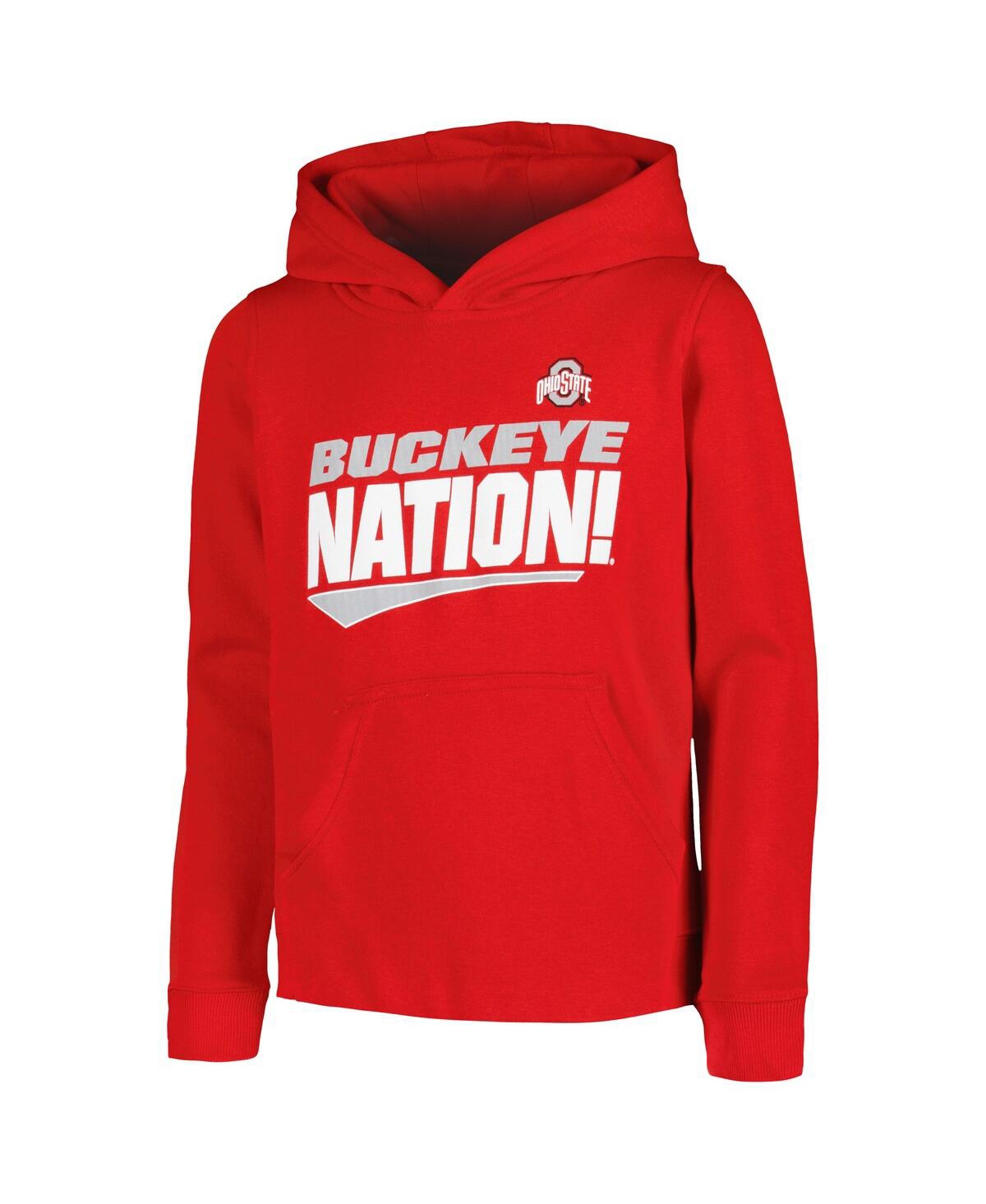 Big BoysOhio State Buckeyes Rep Mine Pullover Hoodie - Scarlet