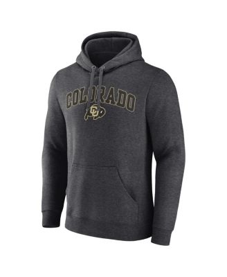 Men's Heather Charcoal Colorado Buffaloes Campus Pullover Hoodie
