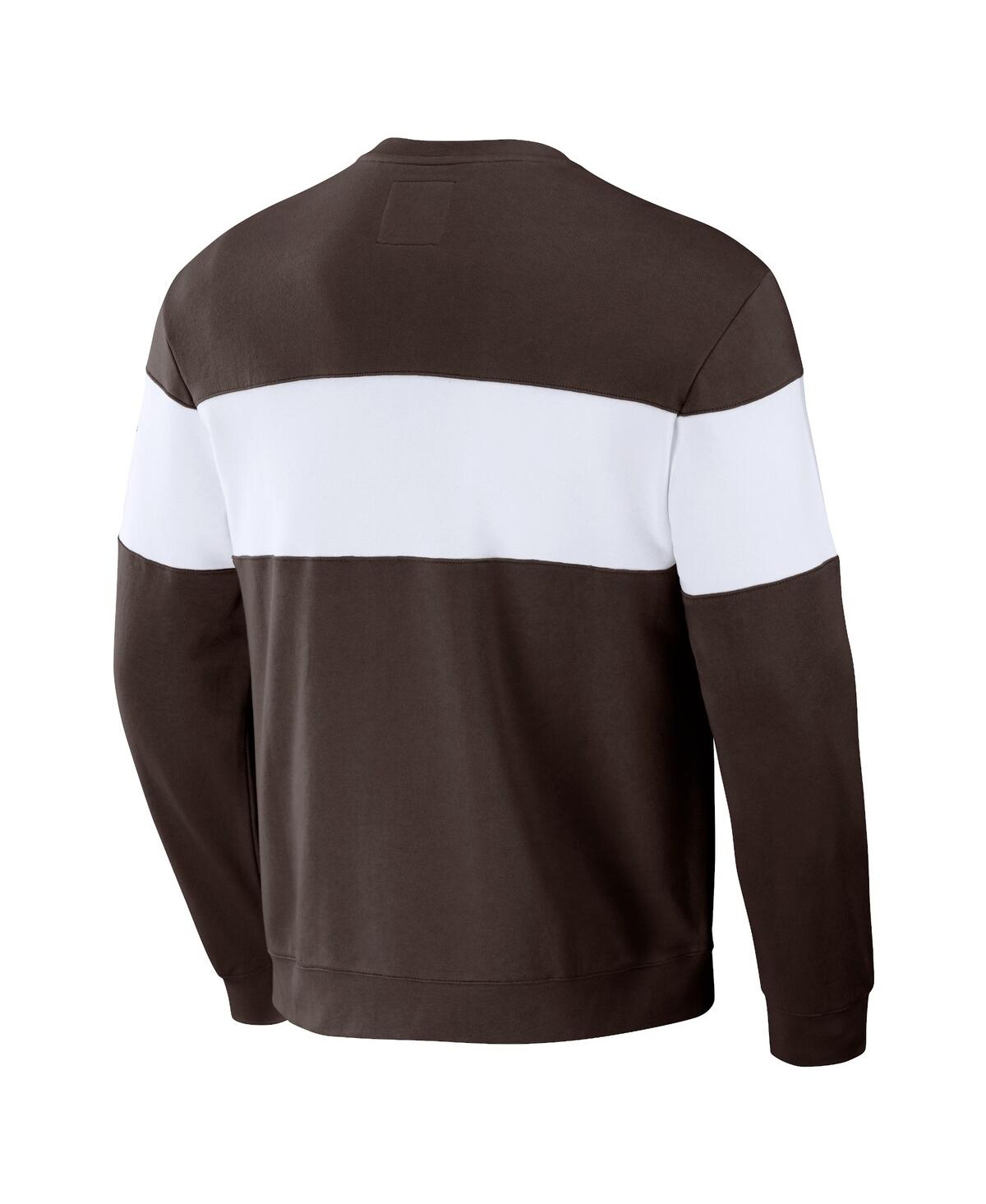 Shop Fanatics Men's Darius Rucker Collection By  Brown San Diego Padres Stripe Pullover Sweatshirt