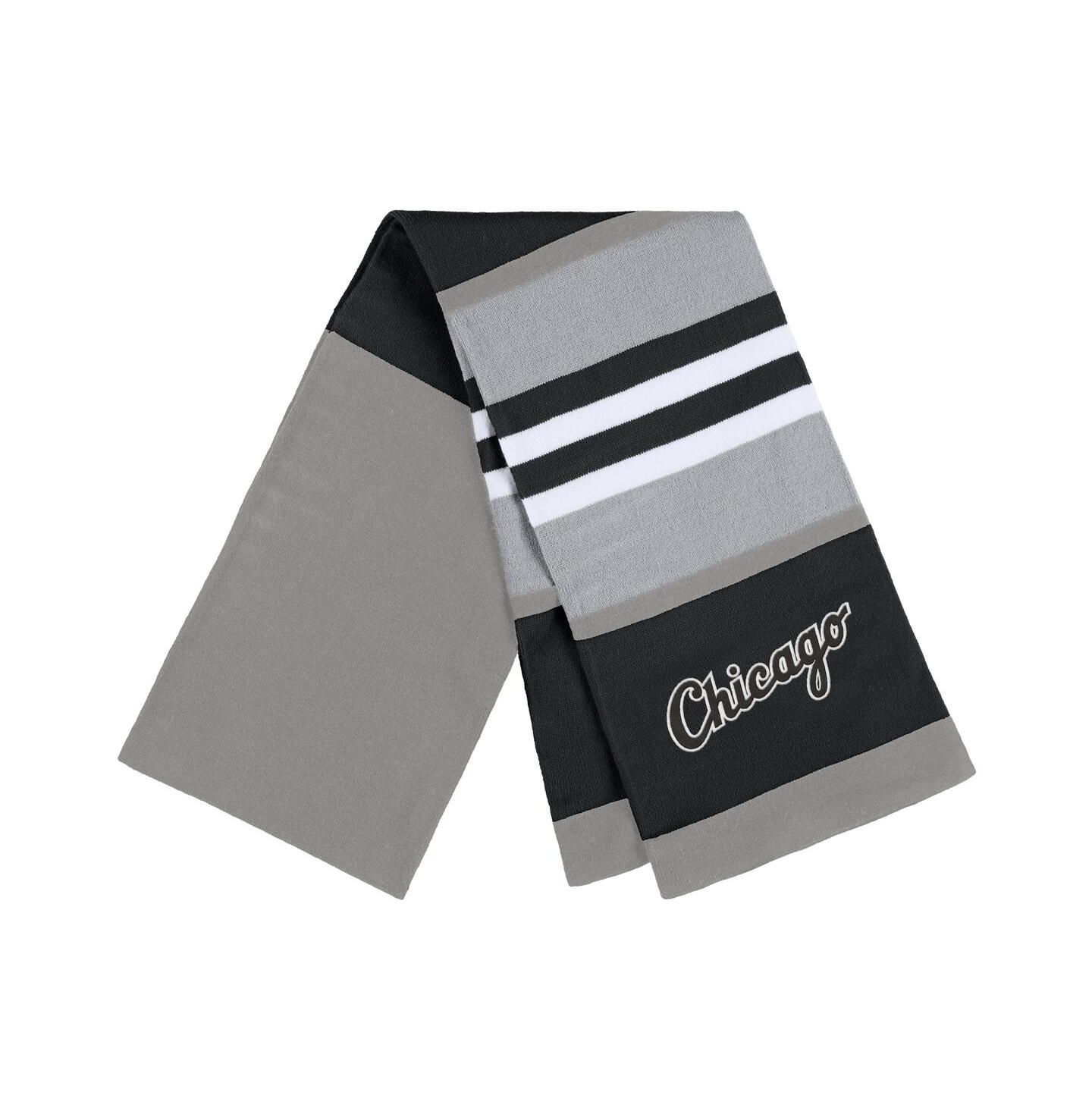 Женские аксессуары WEAR by Erin Andrews Chicago White Sox Stripe Glove and Scarf Set — фото 3