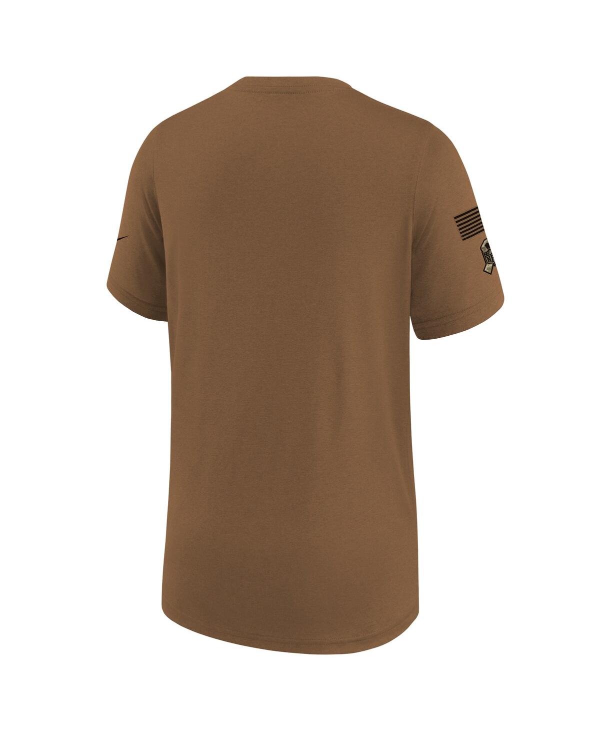 Shop Nike Big Boys  Brown Dallas Cowboys 2023 Salute To Service Legend T-shirt
