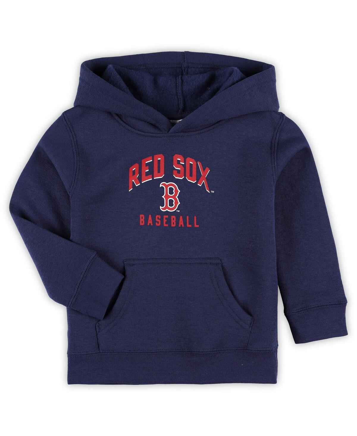 Toddler Boys Gray Boston Red Sox Play-By-Play Pullover Fleece Hoodie and Pants Set - Gray