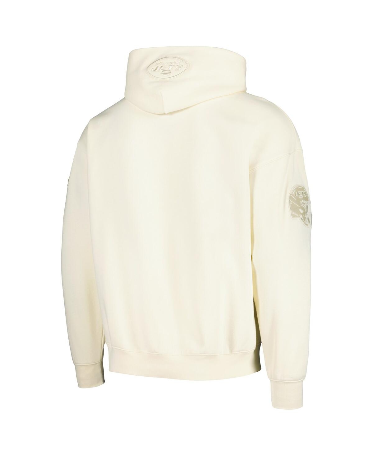 Pro Standard Men's  Aaron Rodgers Cream New York Jets Player Name And Number Pullover Hoodie In Cream