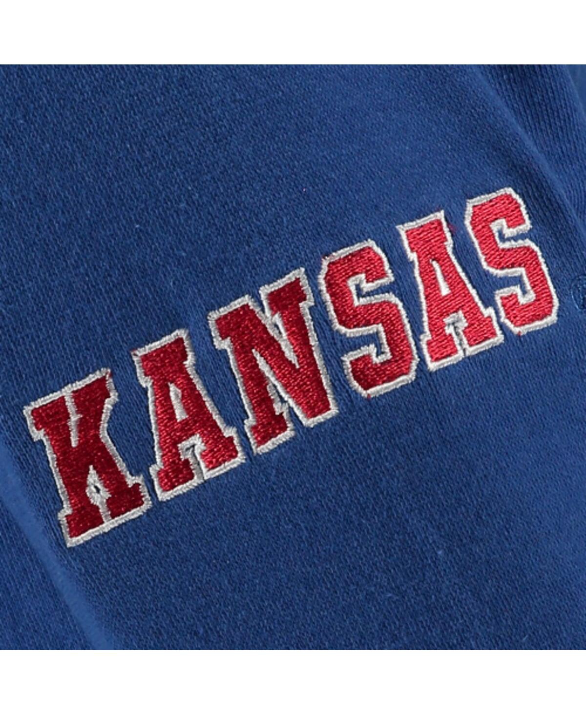 Colosseum Big Boys  Royal Kansas Jayhawks Big Logo Pullover Hoodie In Royal