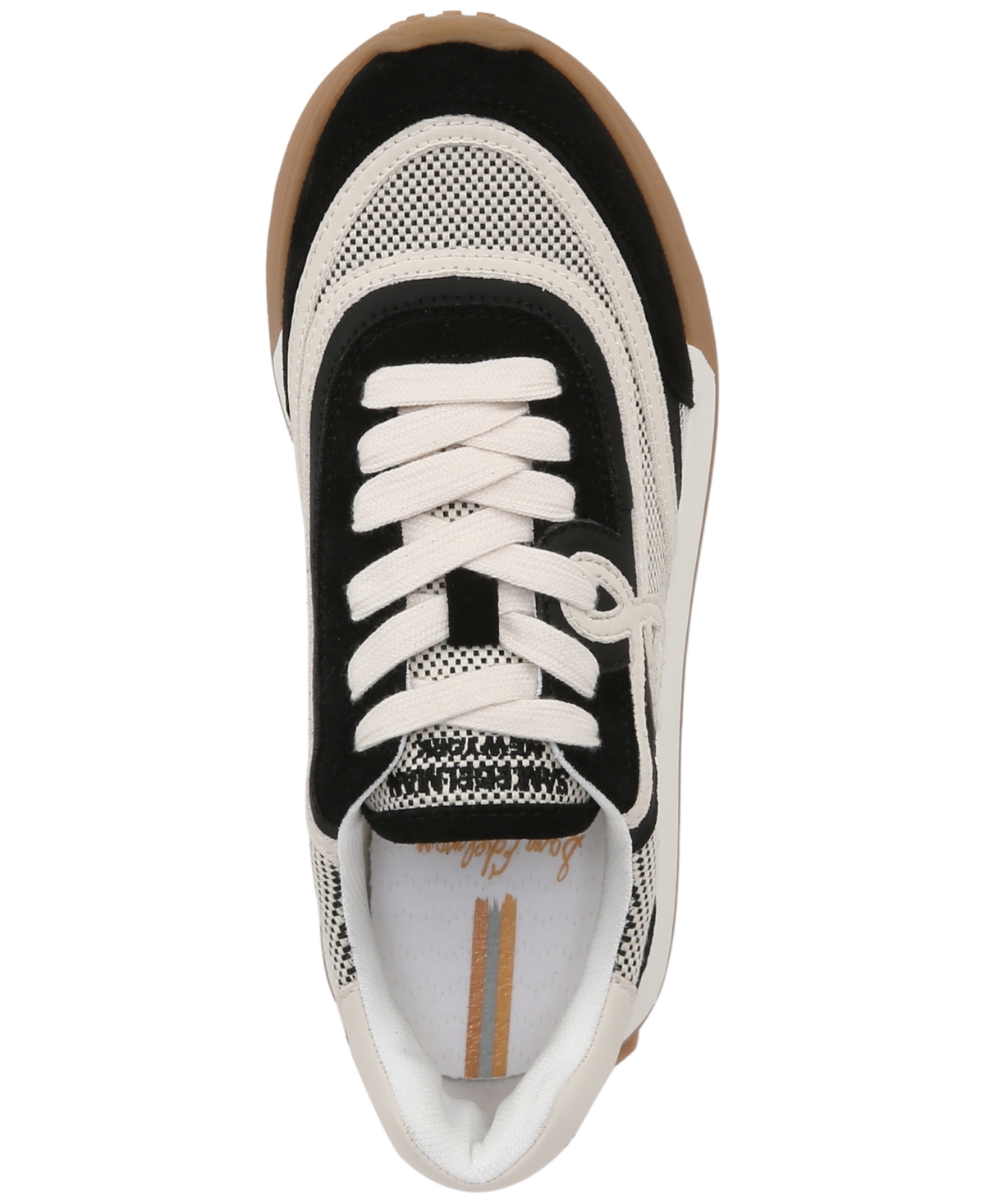 Sam Edelman Women's Luna Lace-Up Sneakers -custard