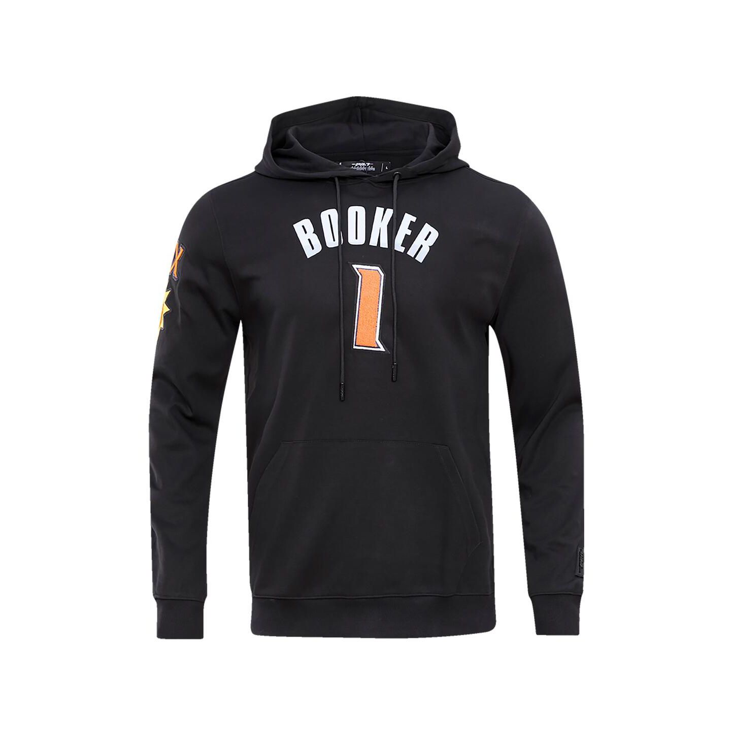 Мужское худи Pro Standard Devin Booker Black Phoenix Suns Player Pullover — фото 3