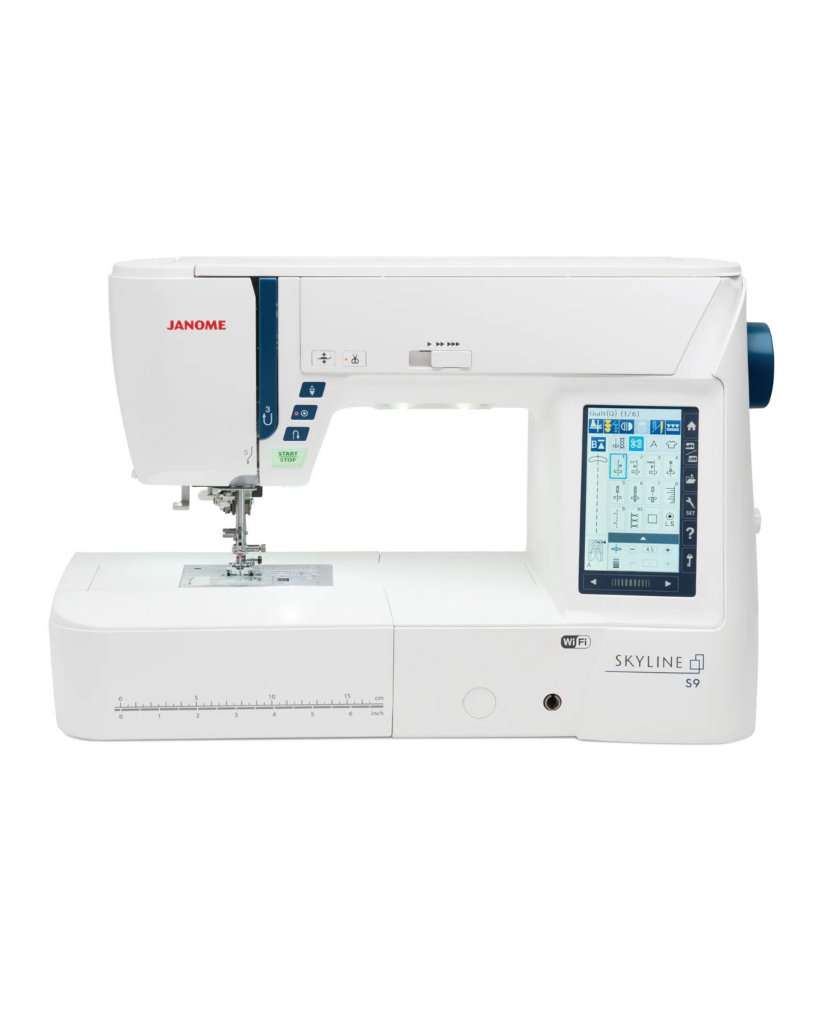 Skyline S9 Sewing Quilting and Embroidery Machine - White