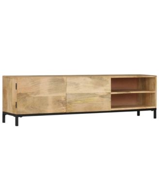 TV Stand 57.1"x11.8"x16.1" Solid Wood Mango