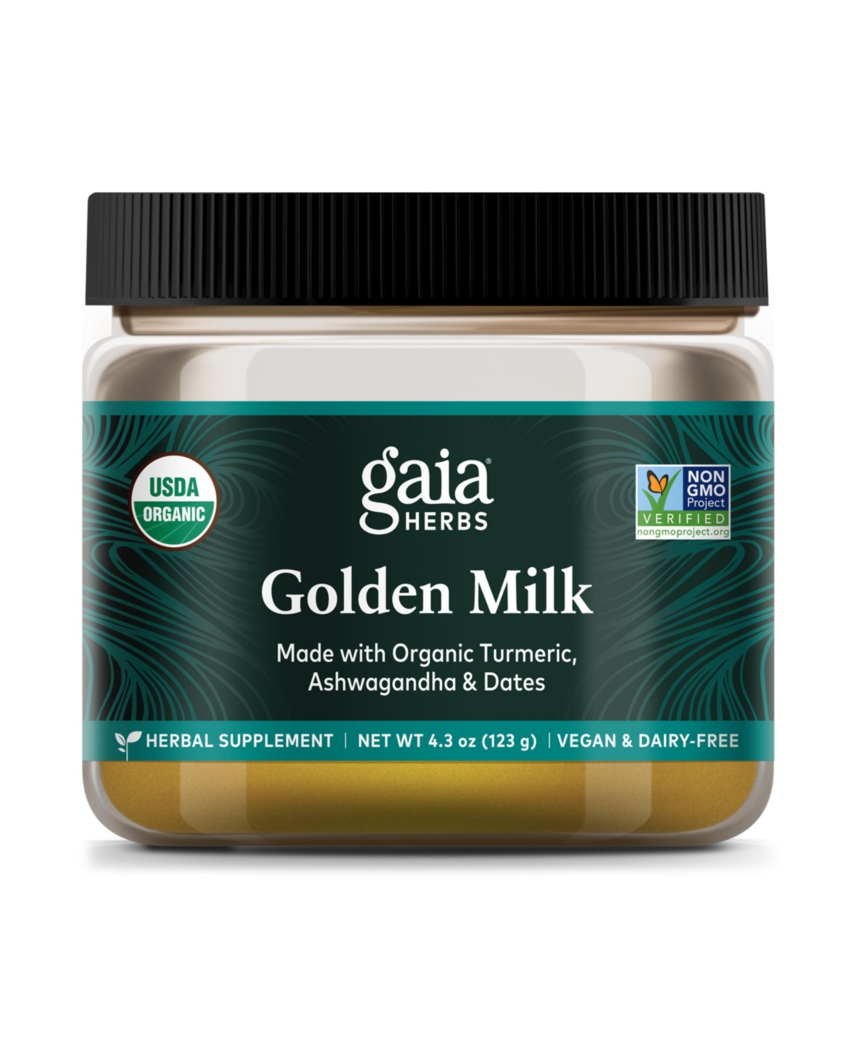 Golden Milk Supplement Powder - Made with Organic Turmeric Curcumin, Black Pepper, Ashwagandha, Dates, Cardamom, and Vanilla for an Ayurved